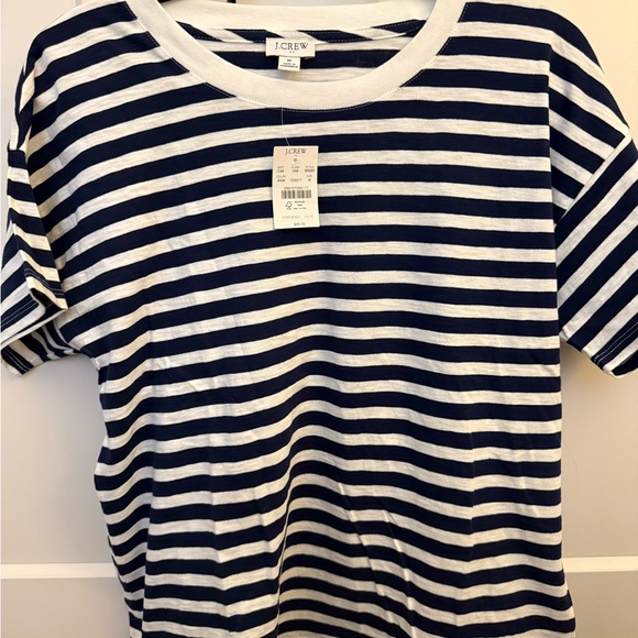 J. Crew Tops - NWT! J. Crew Navy and Cream Striped Top